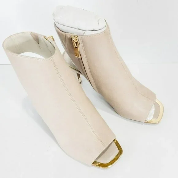 DKNY Boston Leather Sandal Vanilla -6.5 - Picture 7 of 8